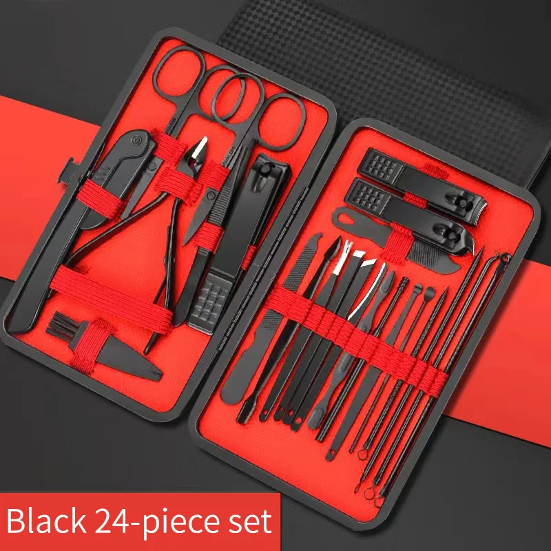 Black 24-piece set