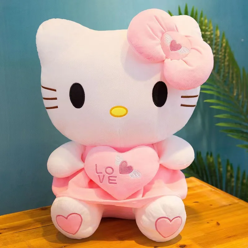 Heart hugging kt cat