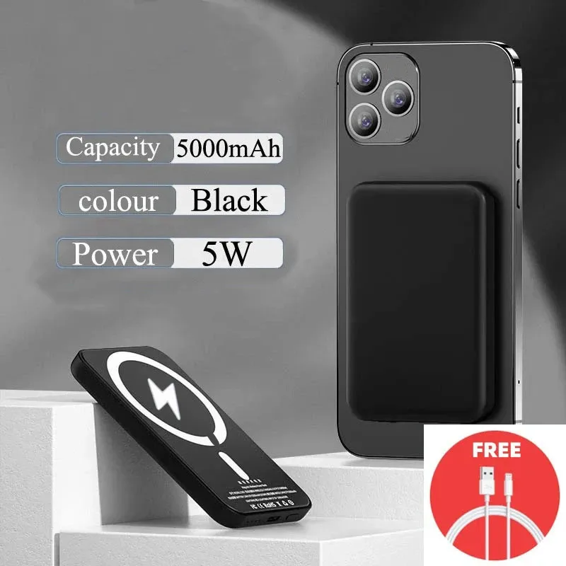 black 5000mAh