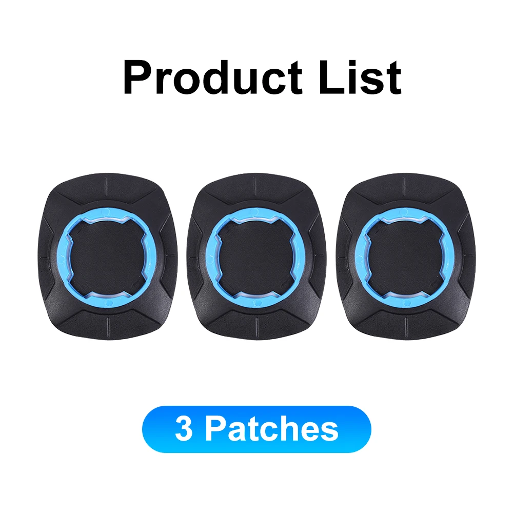 3PCS Blue Patch