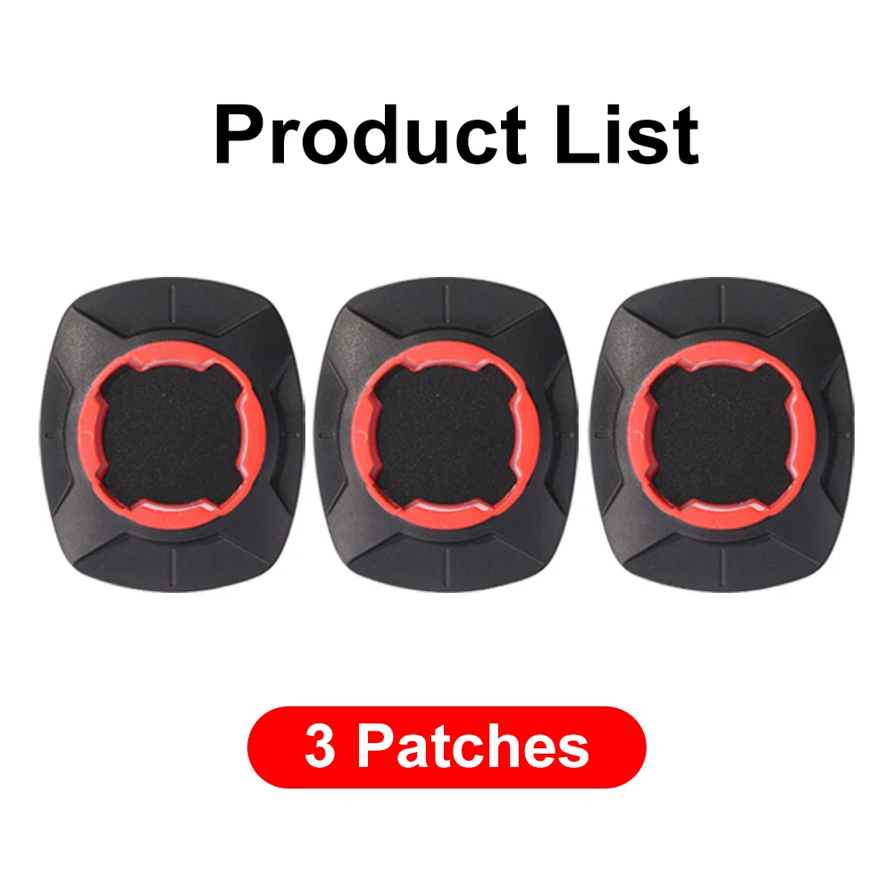 3PCS Red Patch