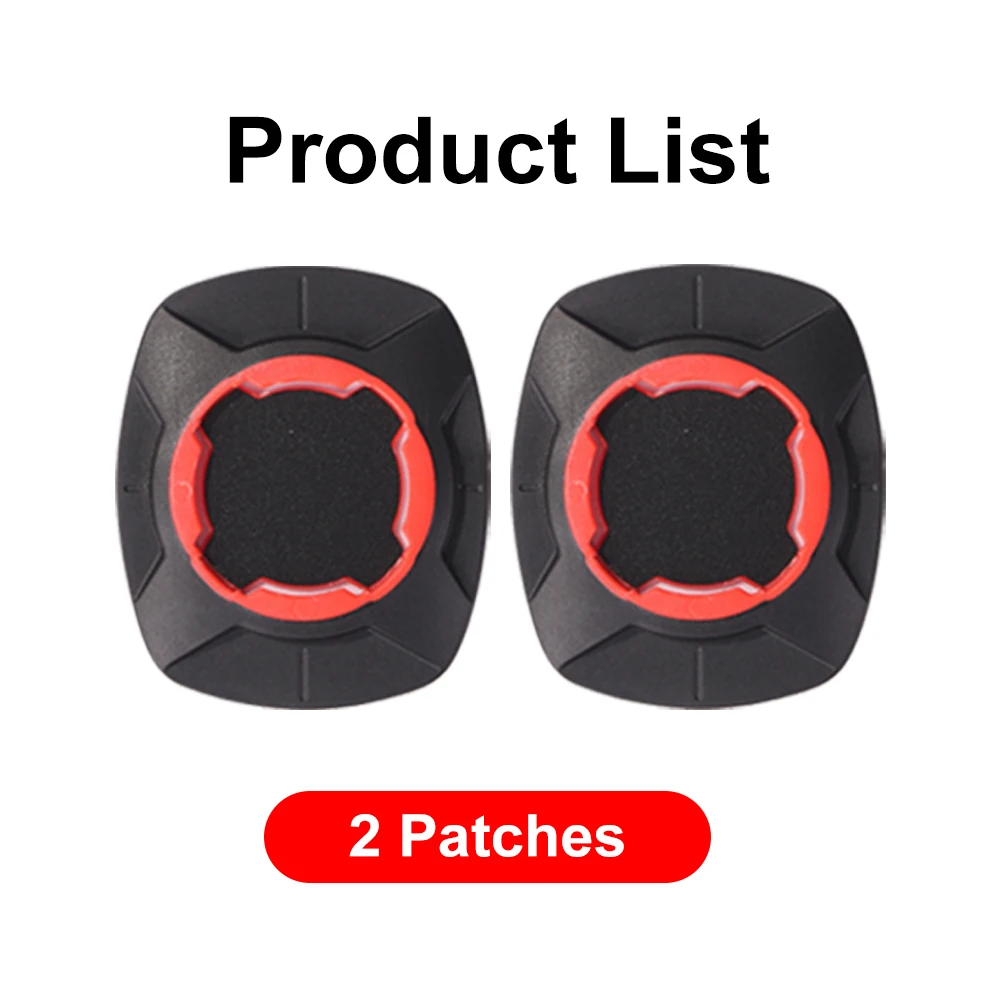 2PCS Red Patch