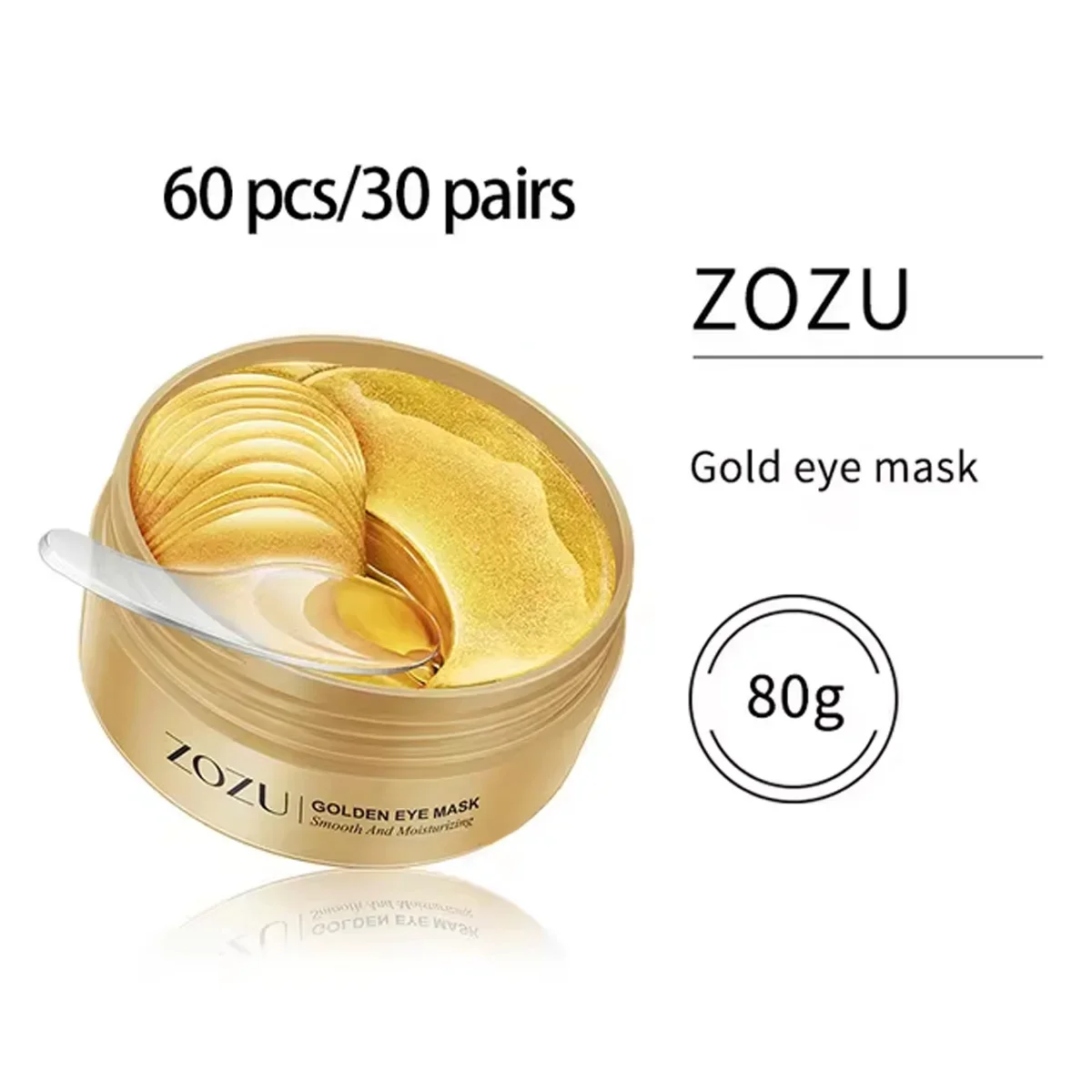 Gold eye mask