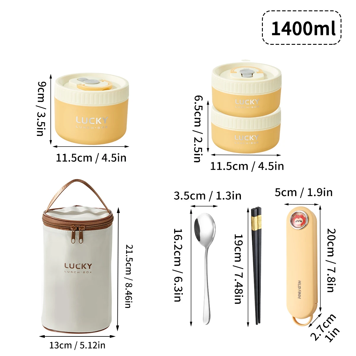 1400ML Yellow