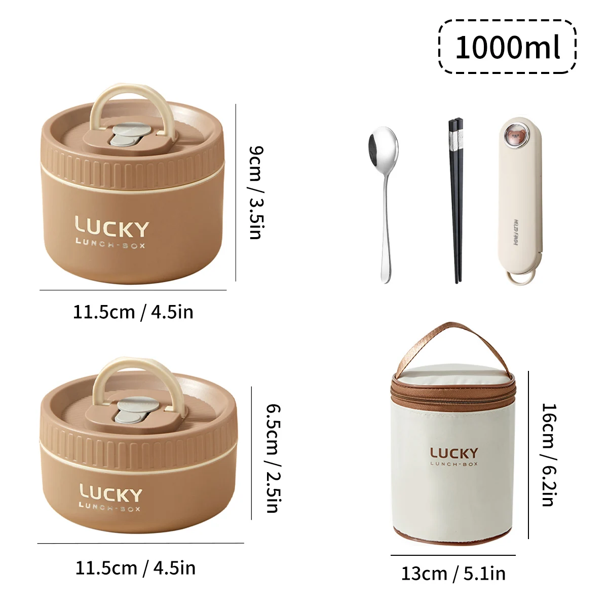 1000ML Brown