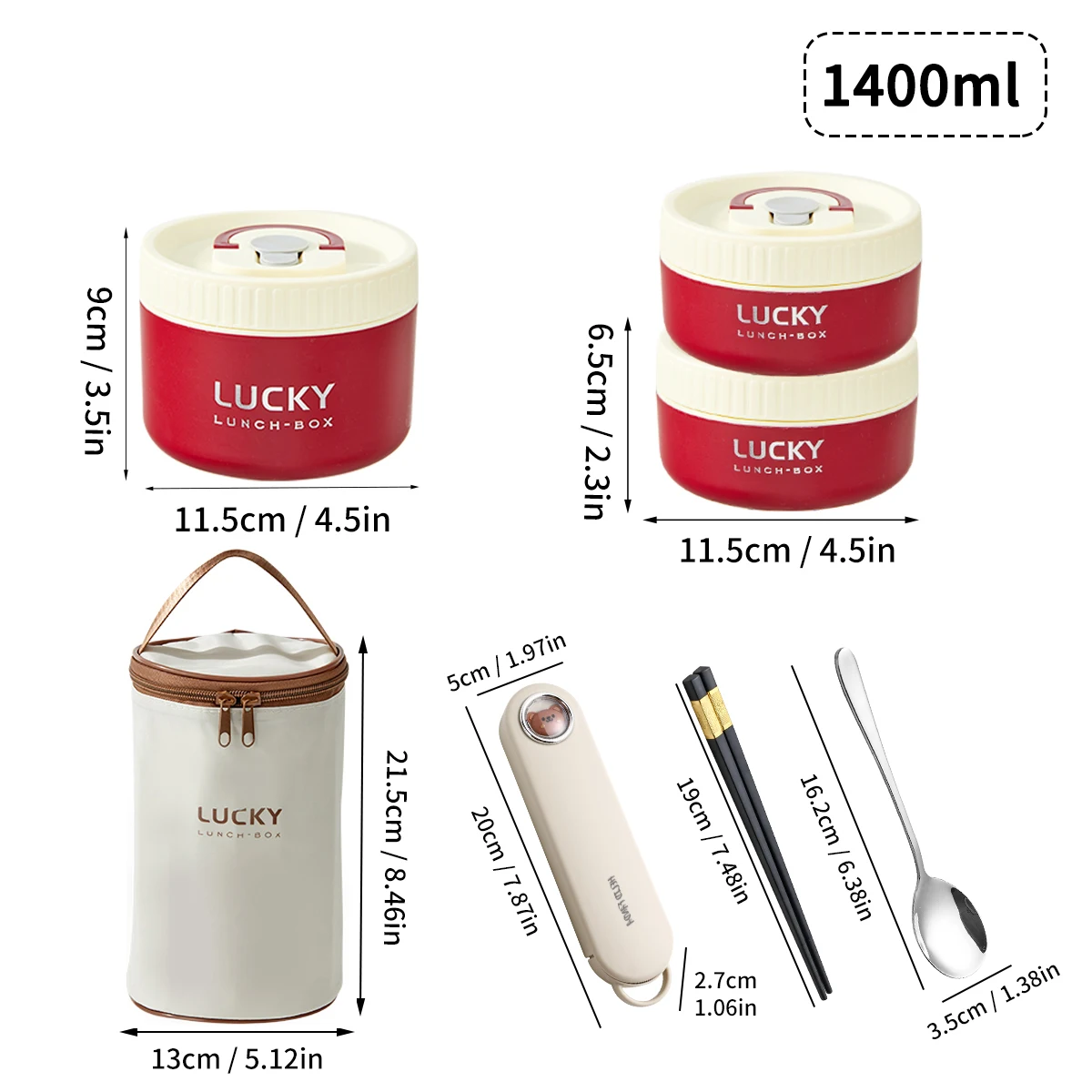 1400ML Red