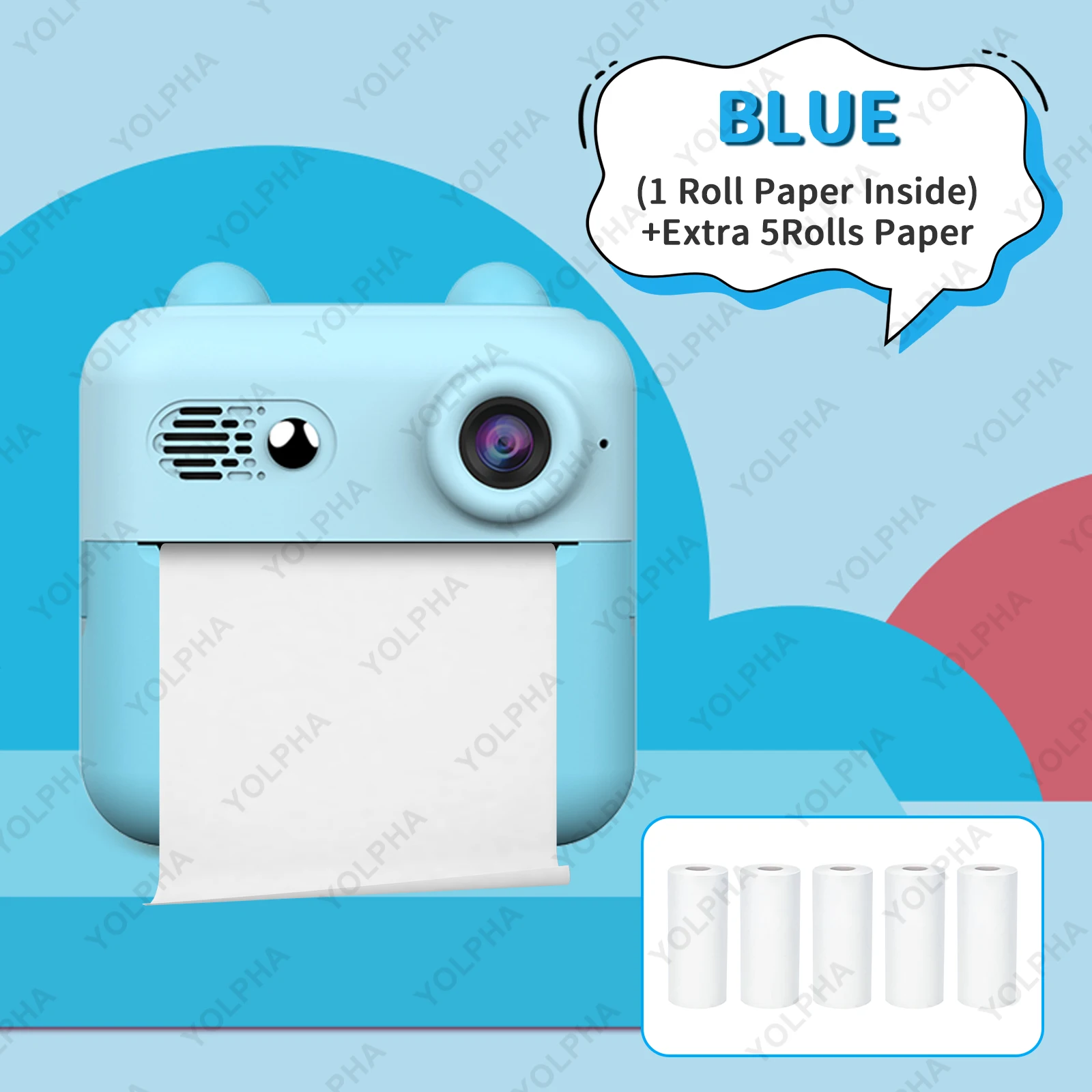 Blue 6Rolls Paper