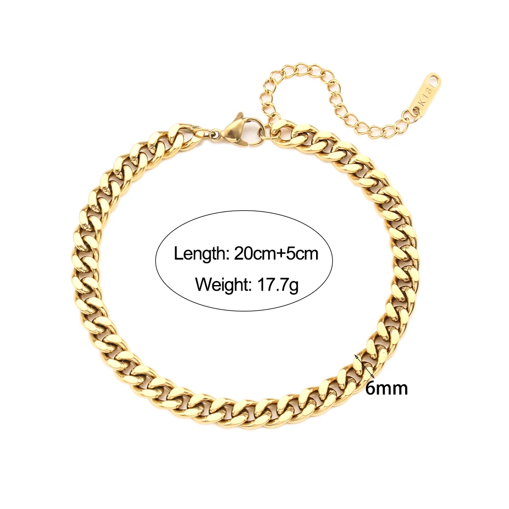 Men Bracelet 6mm