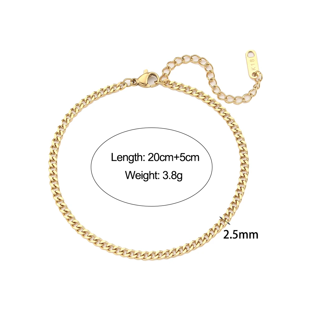 Men Bracelet 3mm